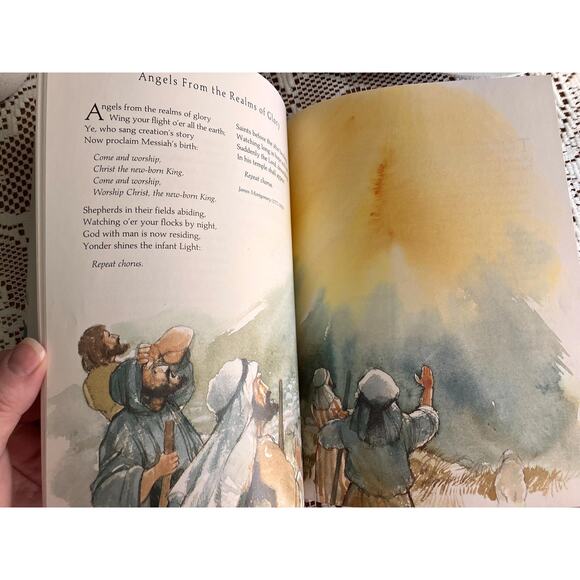 1991 A Song at Christmas by Mary Absolon – Vintage Christmas Story & Carol Book - Picture 5 of 8